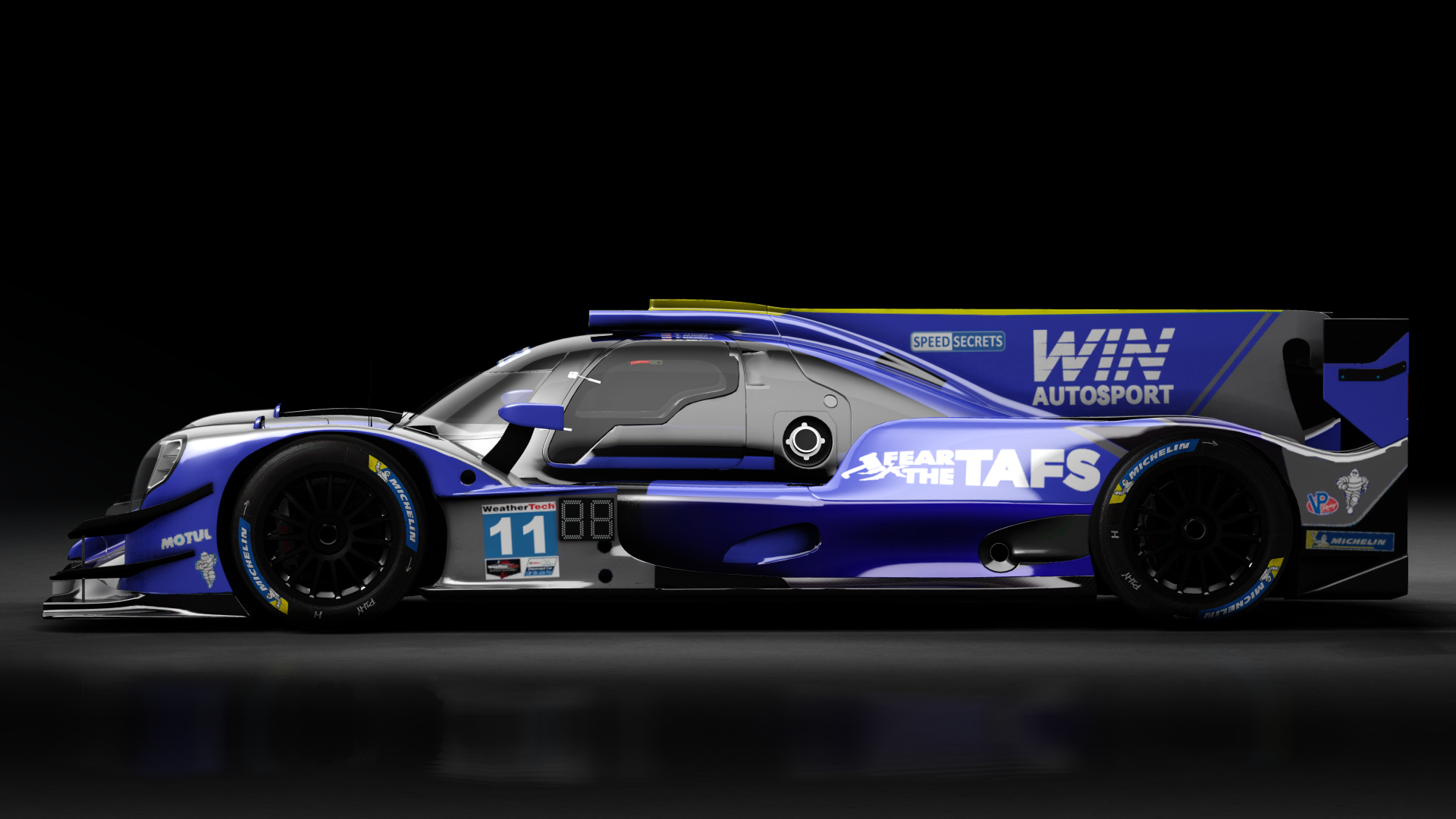 Oreca 07 LMP2 IMSA, skin 2021 #11 WIN Autosport IMSA