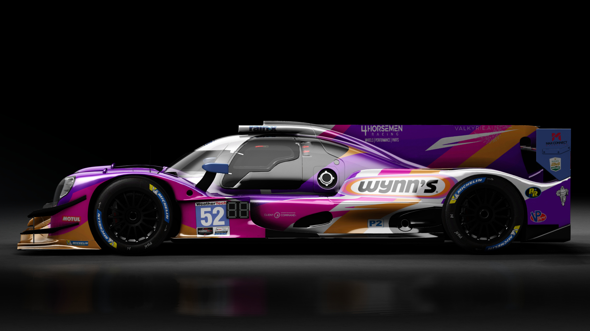 Oreca 07 LMP2 IMSA, skin 2021 #52 PR1 Mathiasen Motorsports IMSA