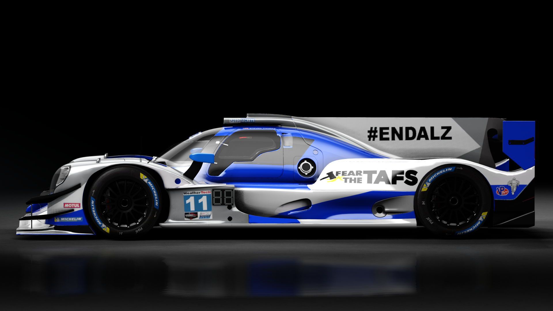 Oreca 07 LMP2 IMSA, skin 2022 #11 PR1 Mathiasen Motorsports IMSA 2