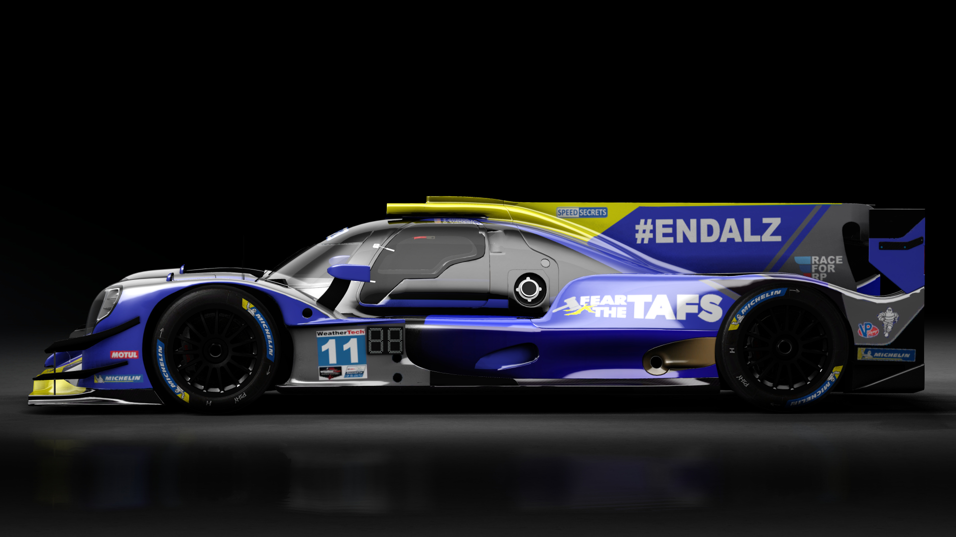 Oreca 07 LMP2 IMSA, skin 2022 #11 PR1 Mathiasen Motorsports IMSA