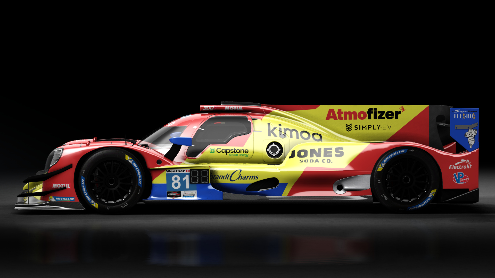 Oreca 07 LMP2 IMSA, skin 2022 #29 DragonSpeed USA IMSA