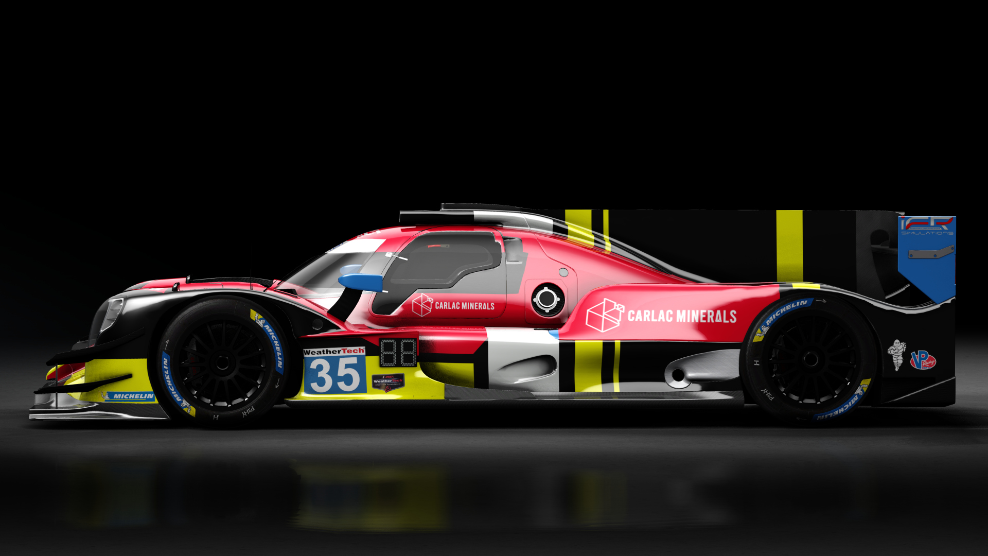 Oreca 07 LMP2 IMSA, skin 2023 #35 TDS Racing IMSA