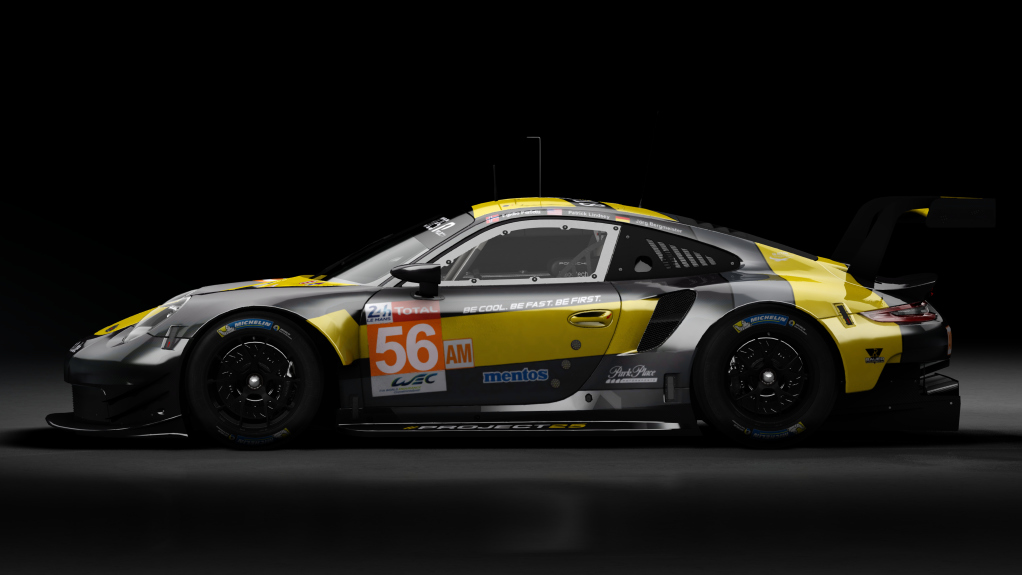 2018 Porsche 911 (991.II) RSR GTE, skin 2018 #56 Team Project 1 LM24