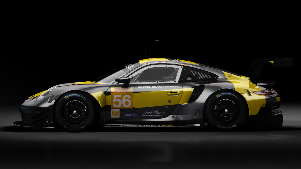 2018 Porsche 911 (991.II) RSR GTE, skin 2018 #56 Team Project 1 WEC