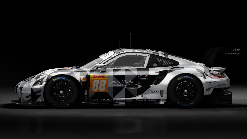 2018 Porsche 911 (991.II) RSR GTE, skin 2018 #88 Dempsey-Proton Competition WEC