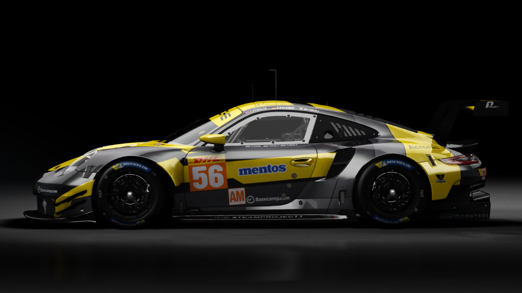 2018 Porsche 911 (991.II) RSR GTE, skin 2020 #56 Team Project 1 WEC