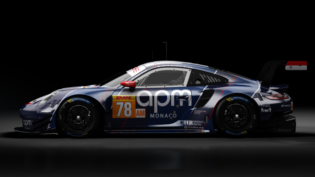 2018 Porsche 911 (991.II) RSR GTE, skin 2020 #78 Proton Competition WEC