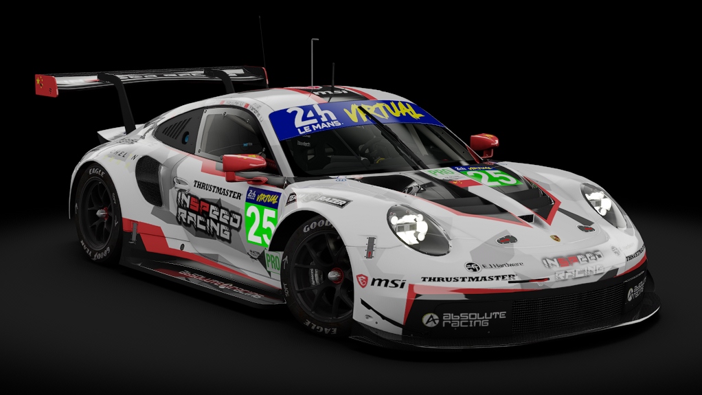 2018 Porsche 911 (991.II) RSR GTE, skin 2022 #25 Absolute Inspeed Racing LM24 VIRTUAL