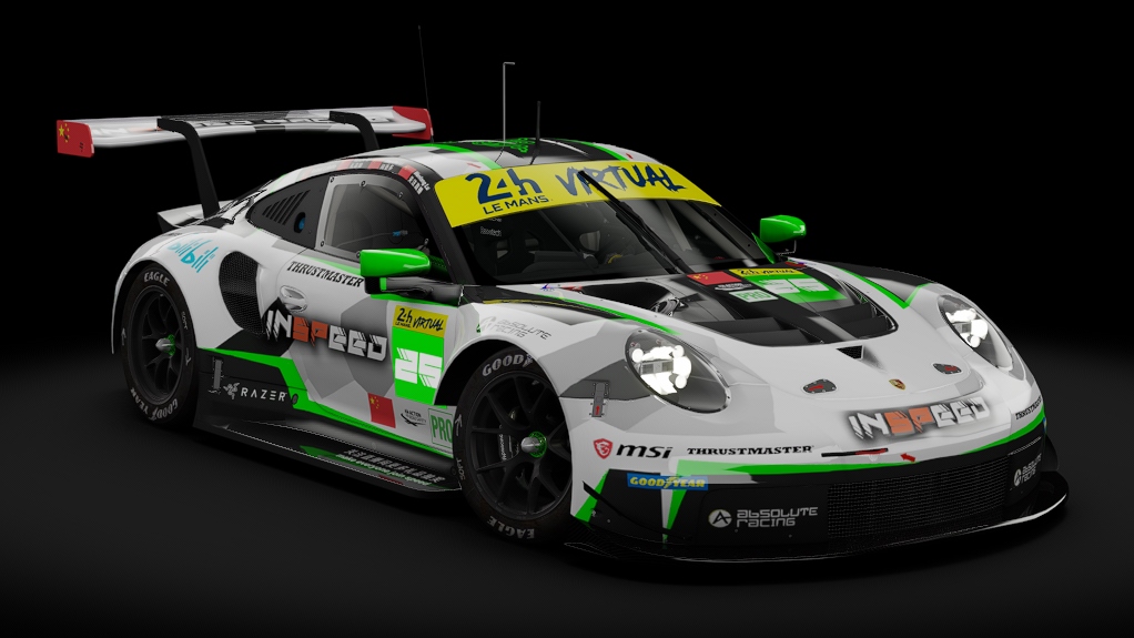 2018 Porsche 911 (991.II) RSR GTE, skin 2023 #25 Inspeed Racing LM24 VIRTUAL