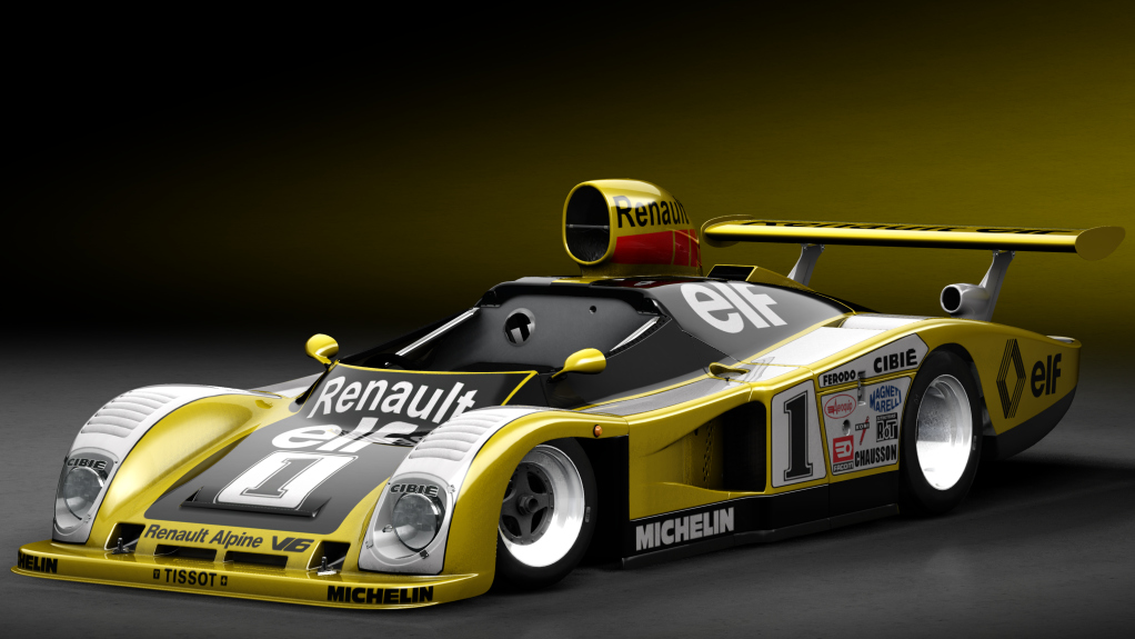 1977 Renault Alpine A442, skin #1 LM 1978