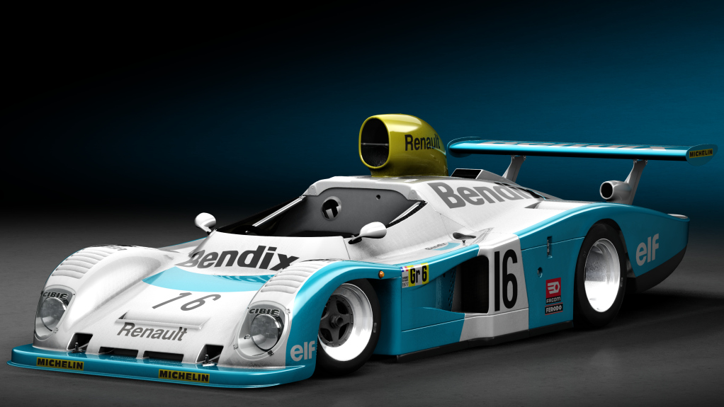 1977 Renault Alpine A442, skin #16 LM 1977