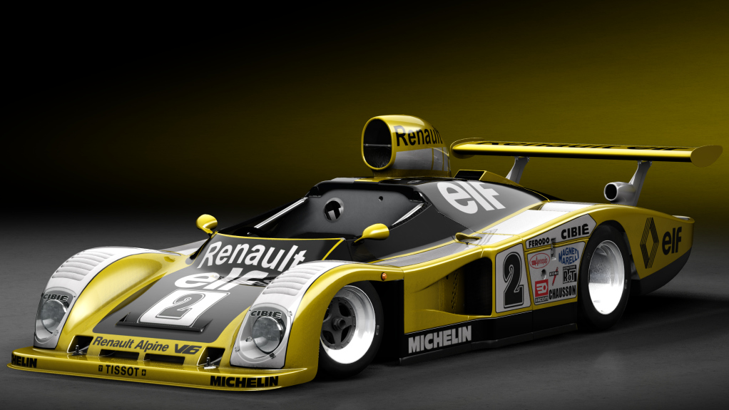 1977 Renault Alpine A442, skin #2 LM 1978