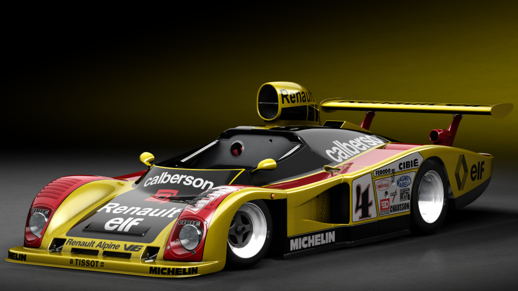 1977 Renault Alpine A442, skin #4 LM 1978