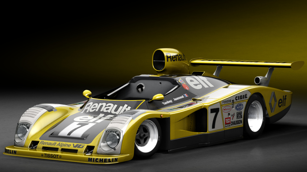 1977 Renault Alpine A442, skin #7 LM 1977