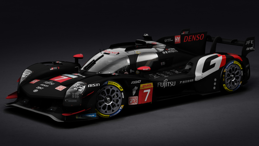 2023 Toyota GR010 - Hybrid, skin 2024 #7 Toyota Gazoo Racing WEC