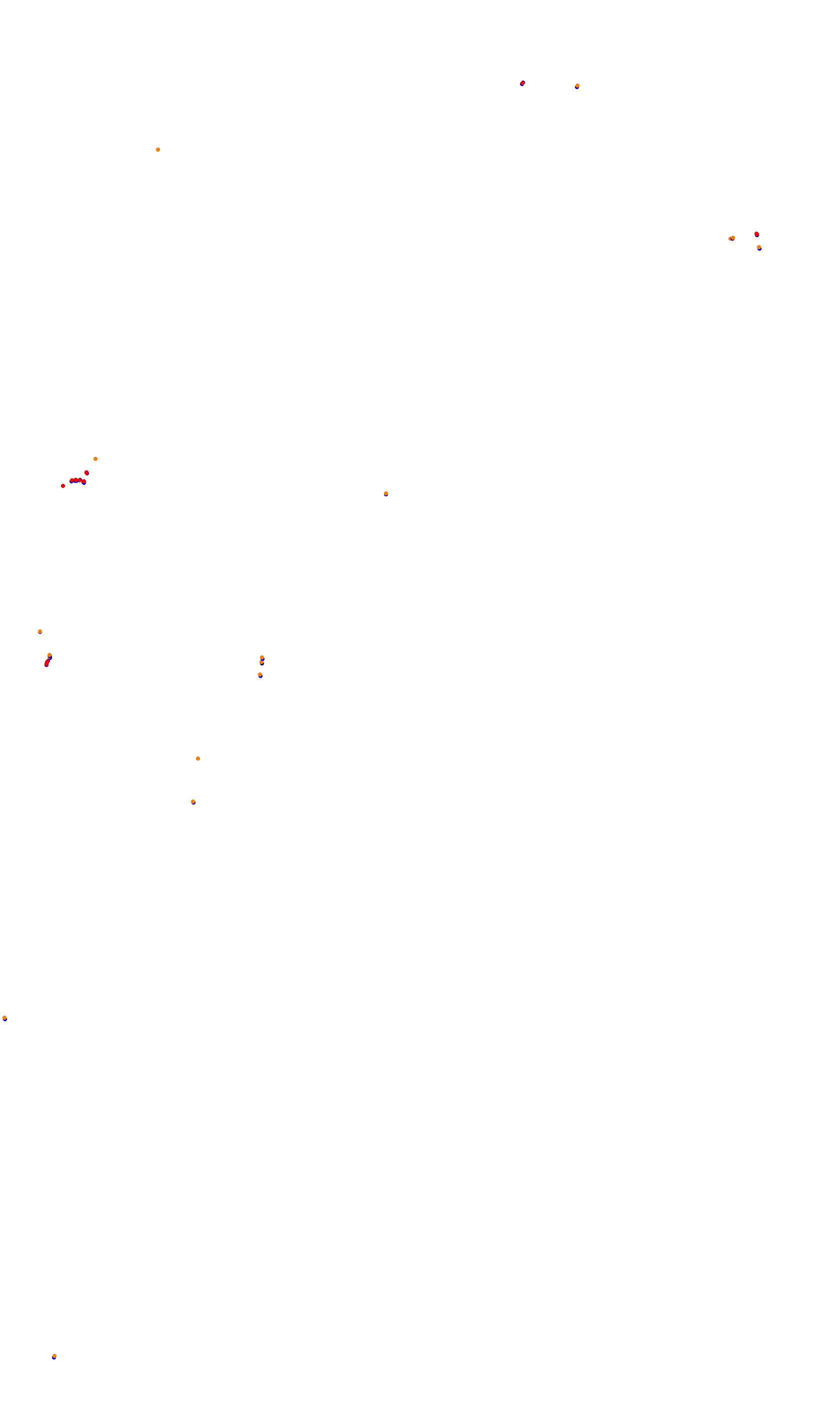 Monza collisions